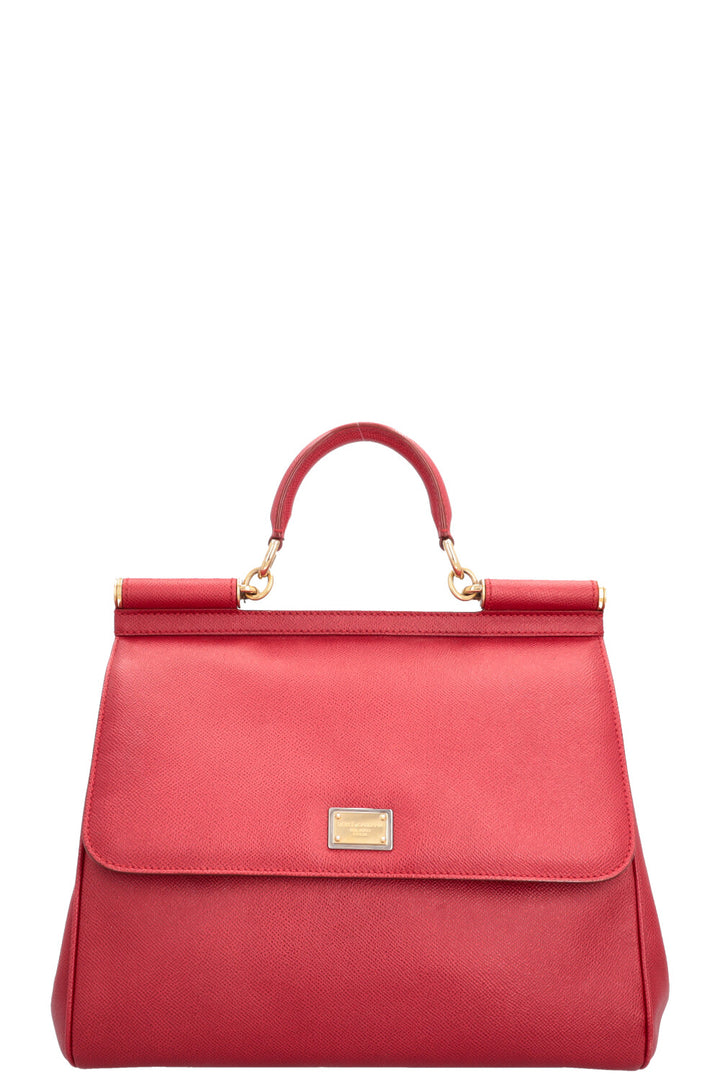 DOLCE&GABBANA Large Sicily Bag Red