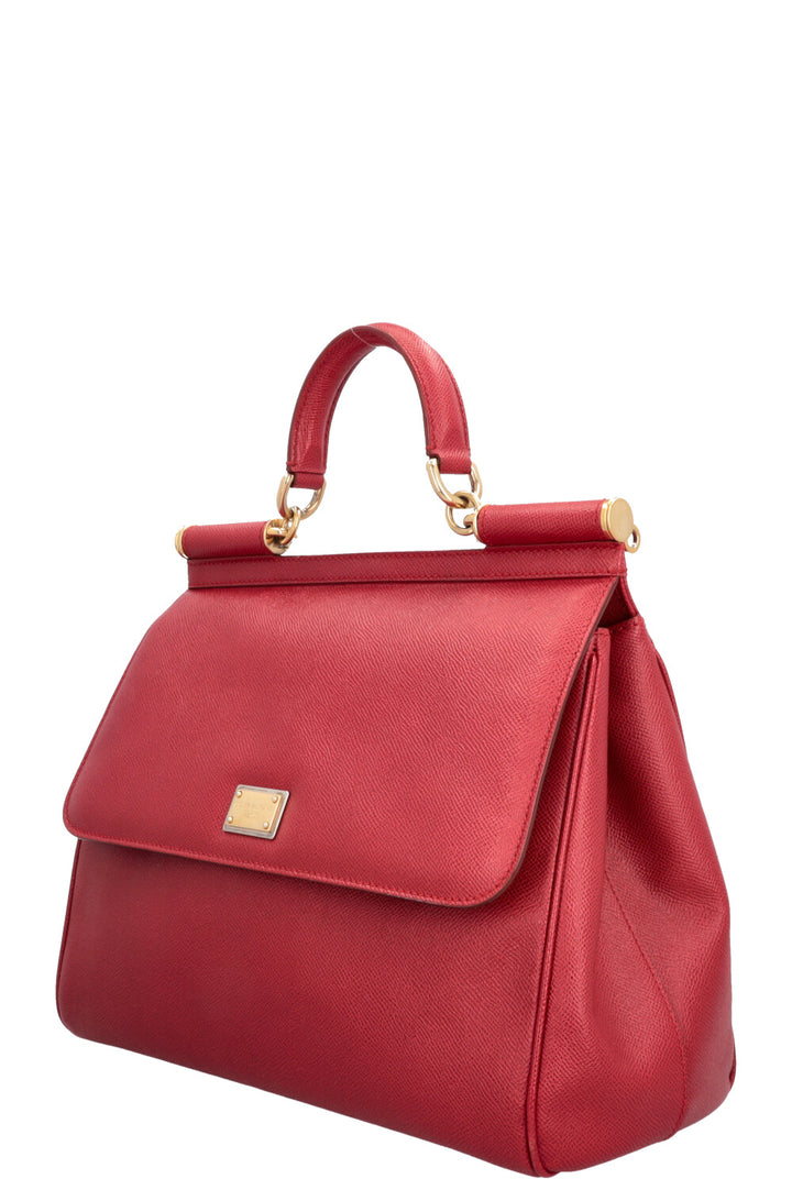 DOLCE&GABBANA Large Sicily Bag Red