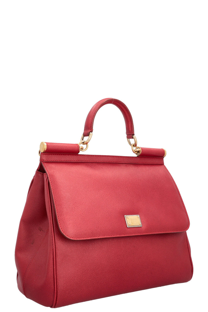 DOLCE&GABBANA Large Sicily Bag Red