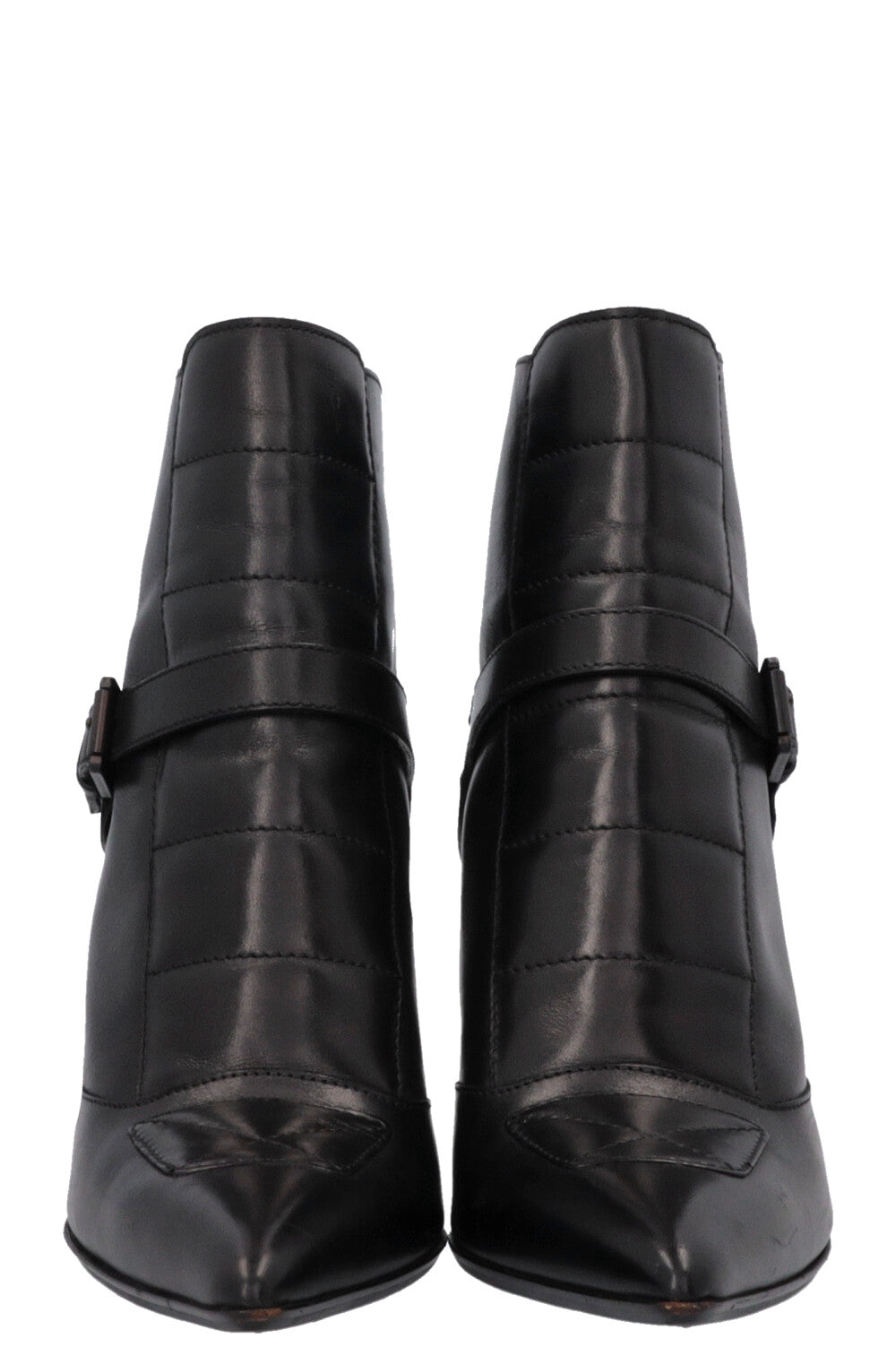 GUCCI Buckled Ankle Boots Black