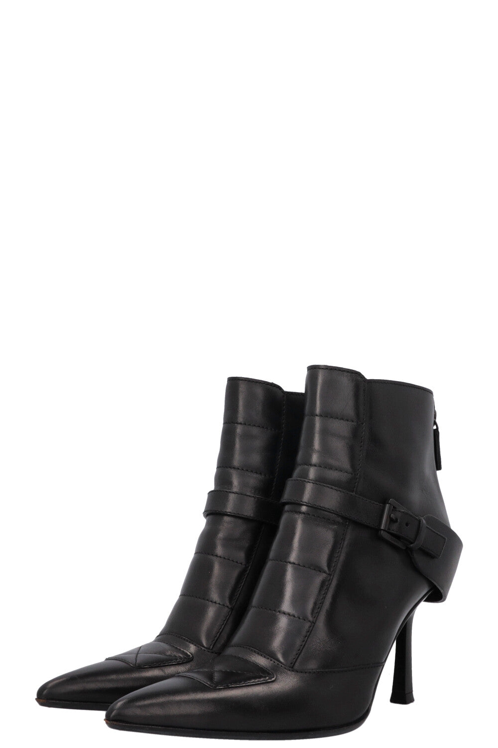 GUCCI Buckled Ankle Boots Black