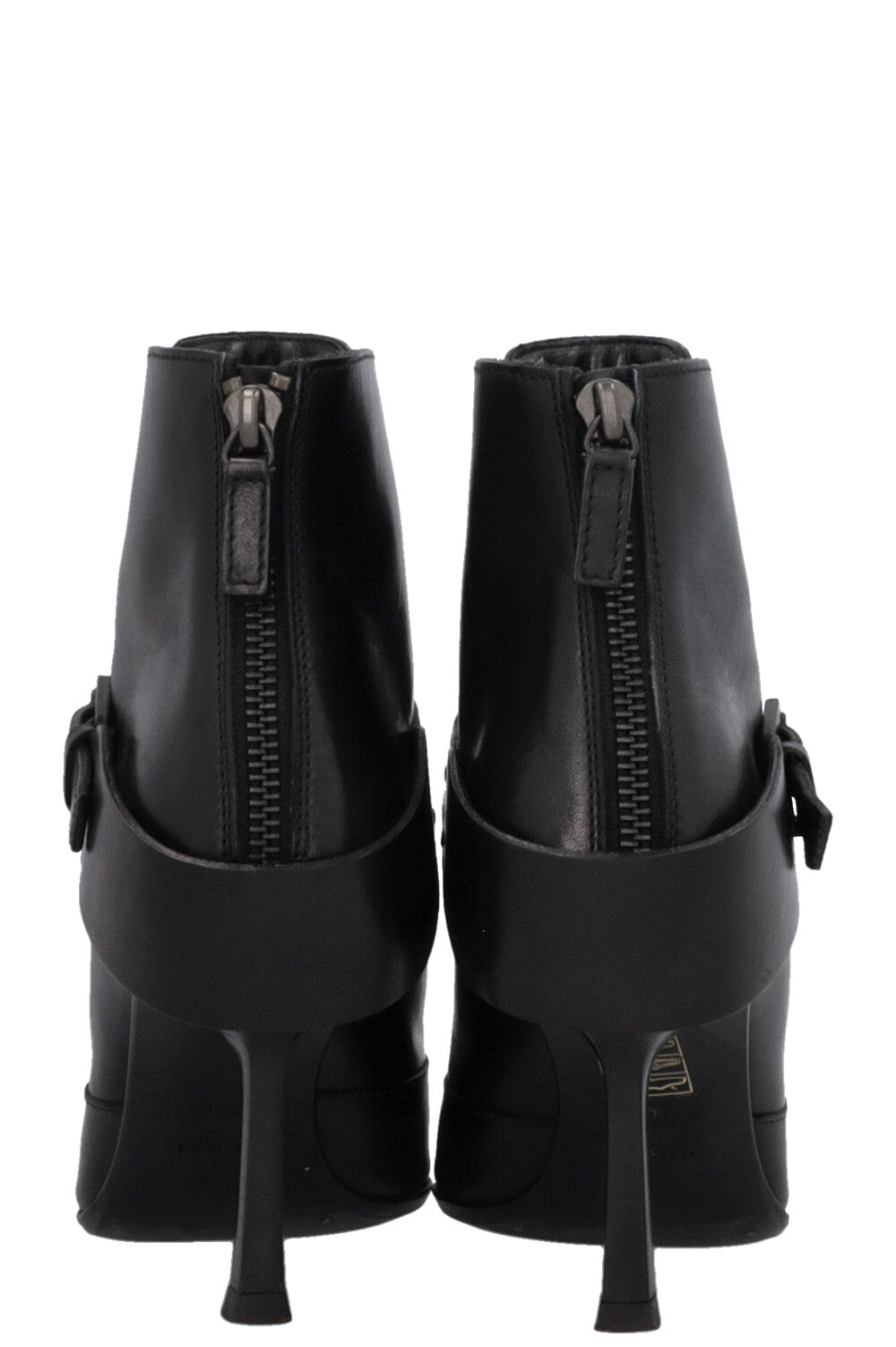 GUCCI Buckled Ankle Boots Black