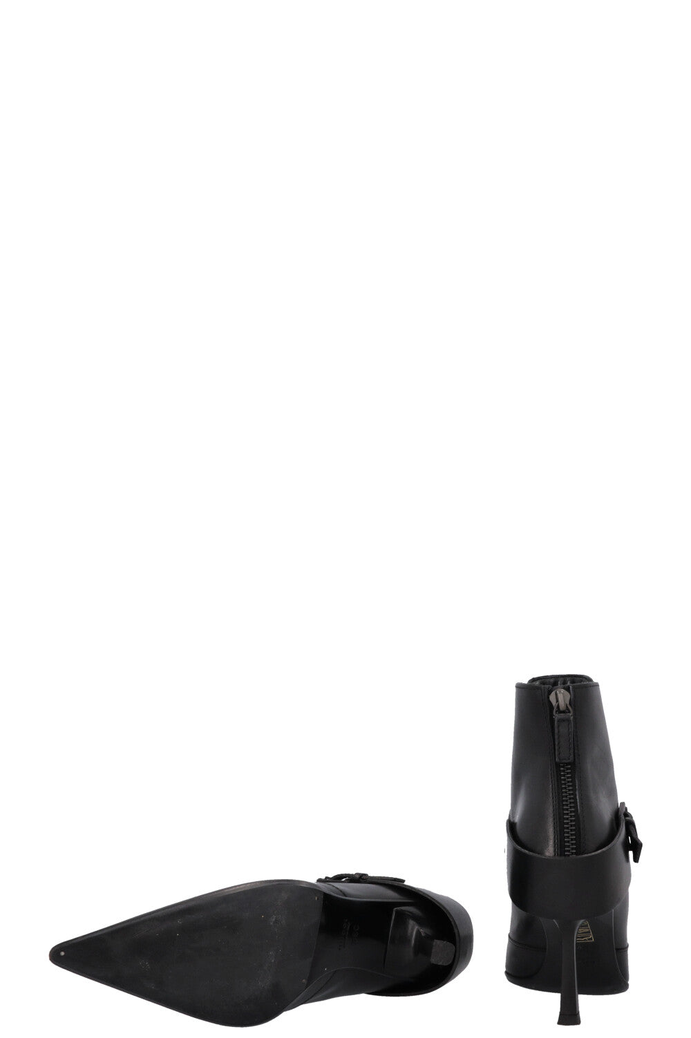 GUCCI Buckled Ankle Boots Black
