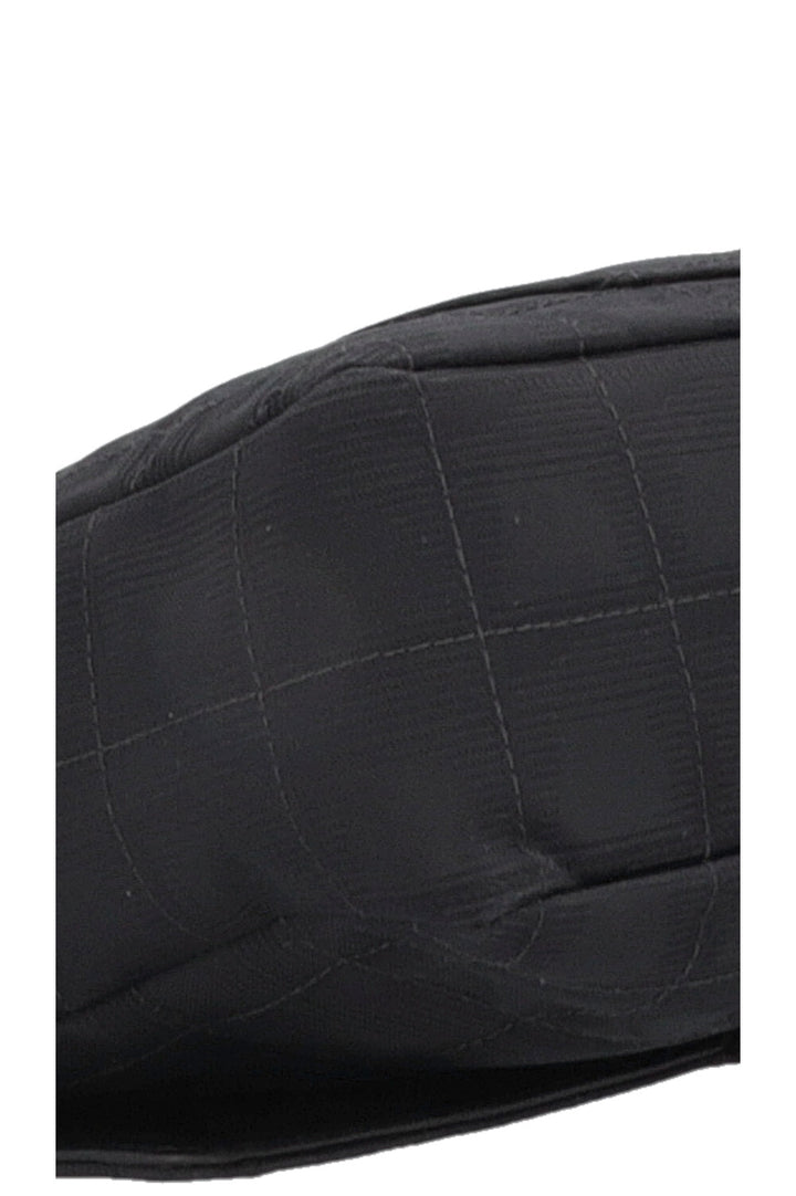 CHANEL Single Flap Bag Nylon All Black