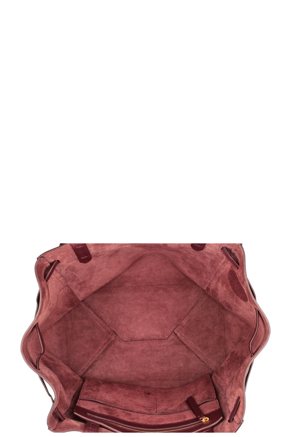 CELINE Cabas Phantom Tote Burgundy