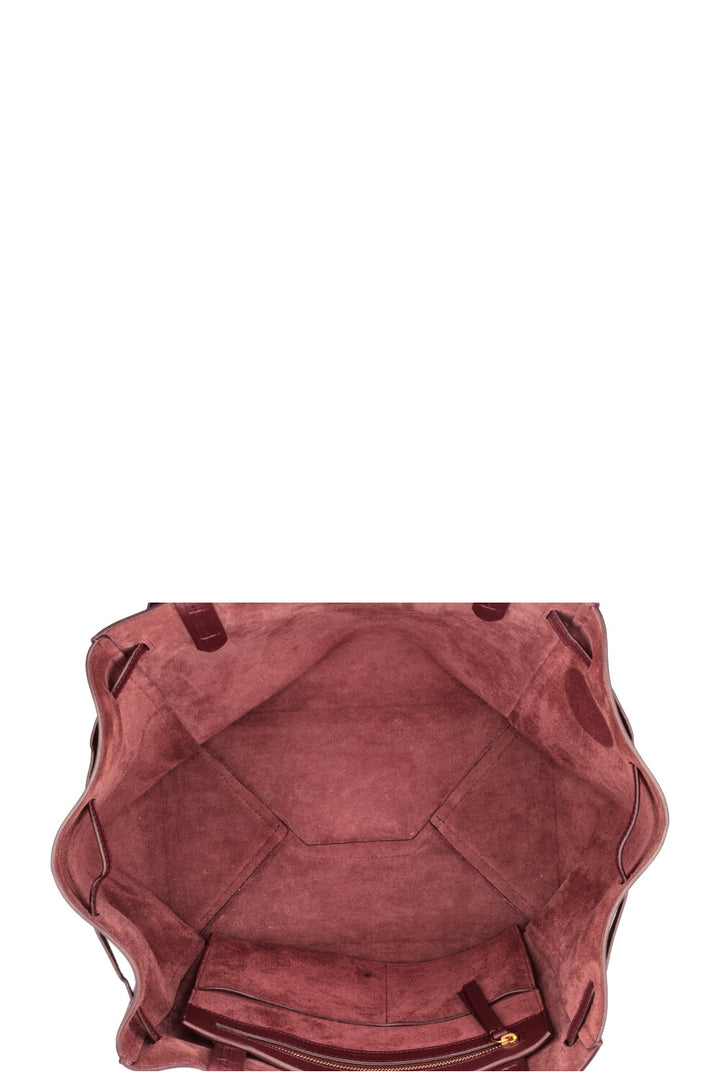 CELINE Cabas Phantom Tote Burgundy