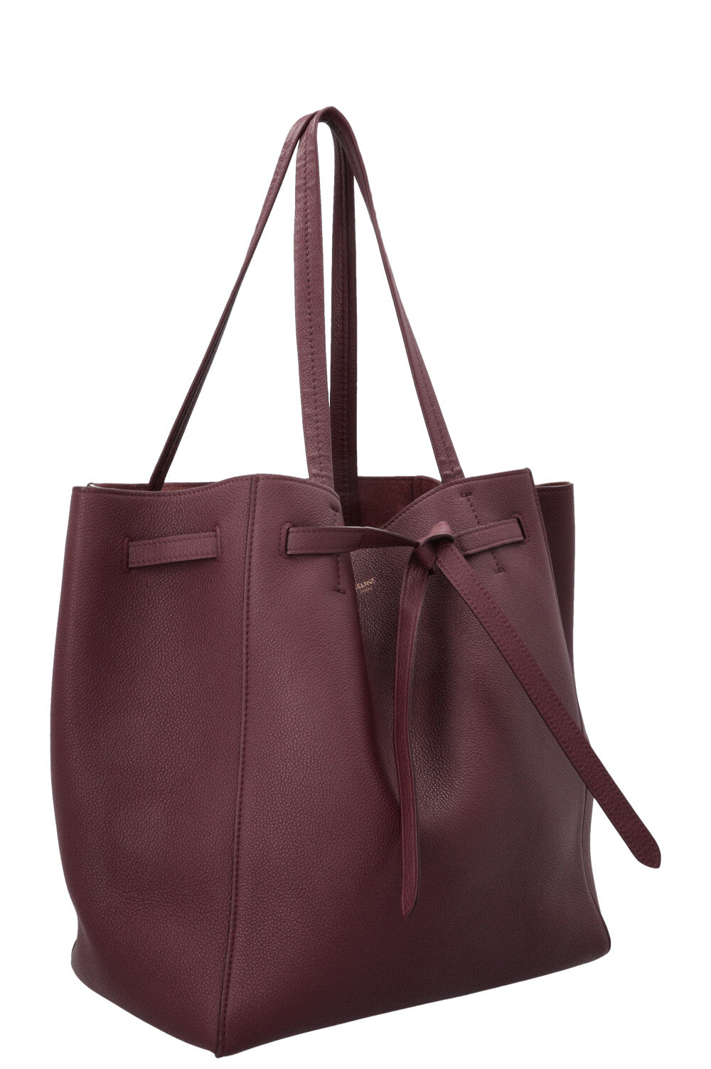 CELINE Cabas Phantom Tote Burgundy