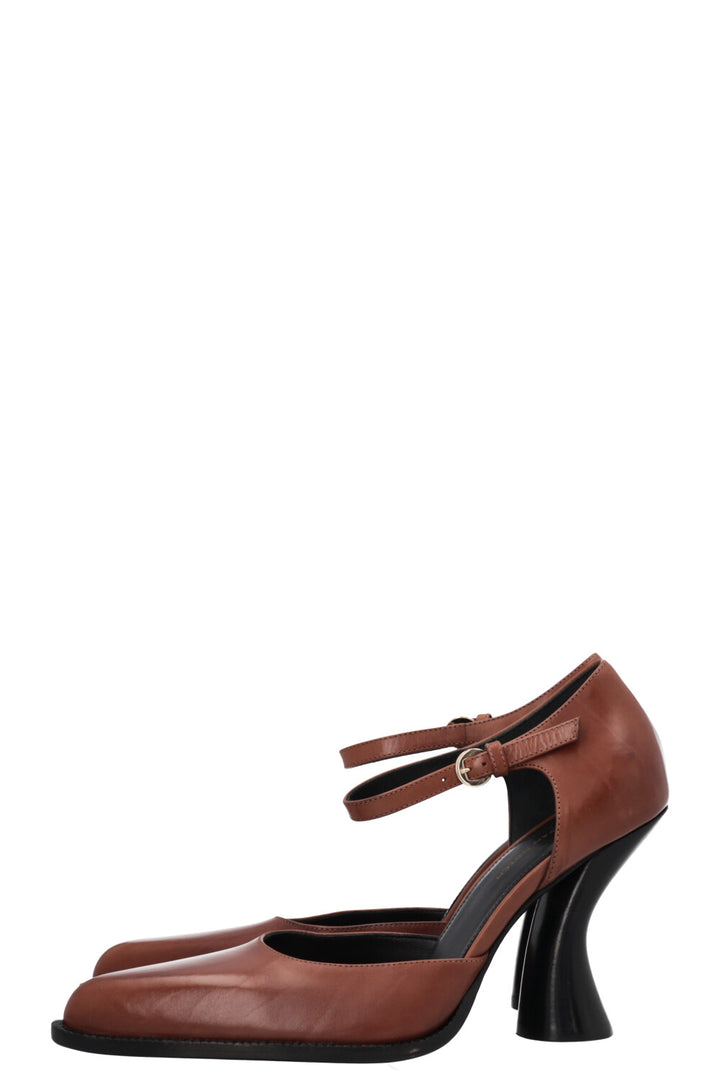DRIES VAN NOTEN 95 Mary Jane Heels Brown
