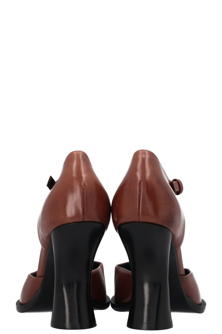 DRIES VAN NOTEN 95 Mary Jane Heels Brown