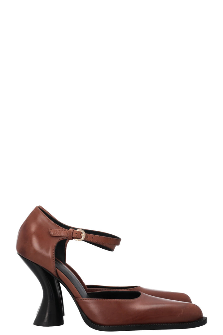DRIES VAN NOTEN 95 Mary Jane Heels Brown