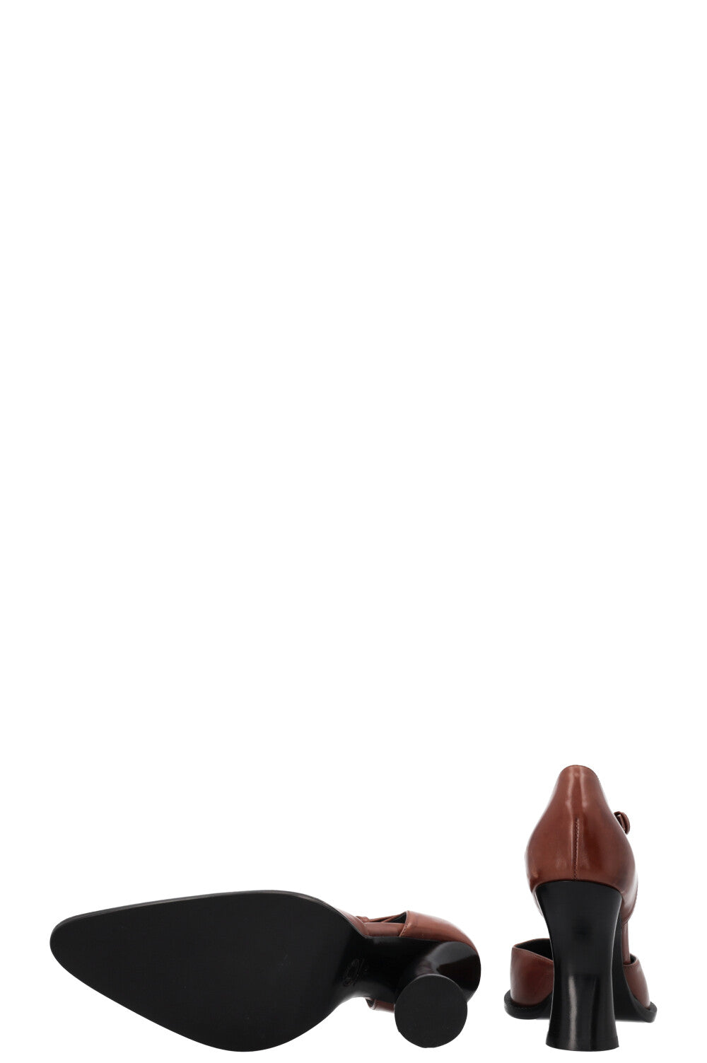 DRIES VAN NOTEN 95 Mary Jane Heels Brown