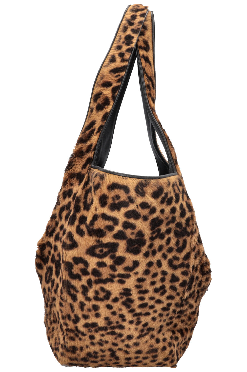 SAINT LAURENT Le 5 A 7 Bea Sac cabas en cuir de veau léopard