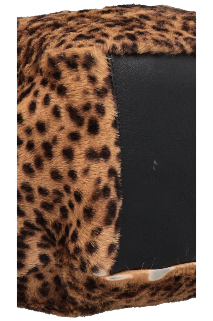 SAINT LAURENT Le 5 A 7 Bea Sac cabas en cuir de veau léopard