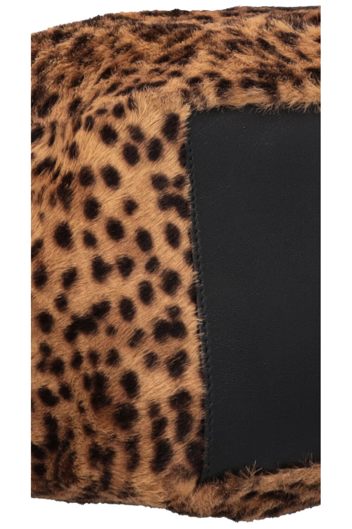 SAINT LAURENT Le 5 A 7 Bea Sac cabas en cuir de veau léopard