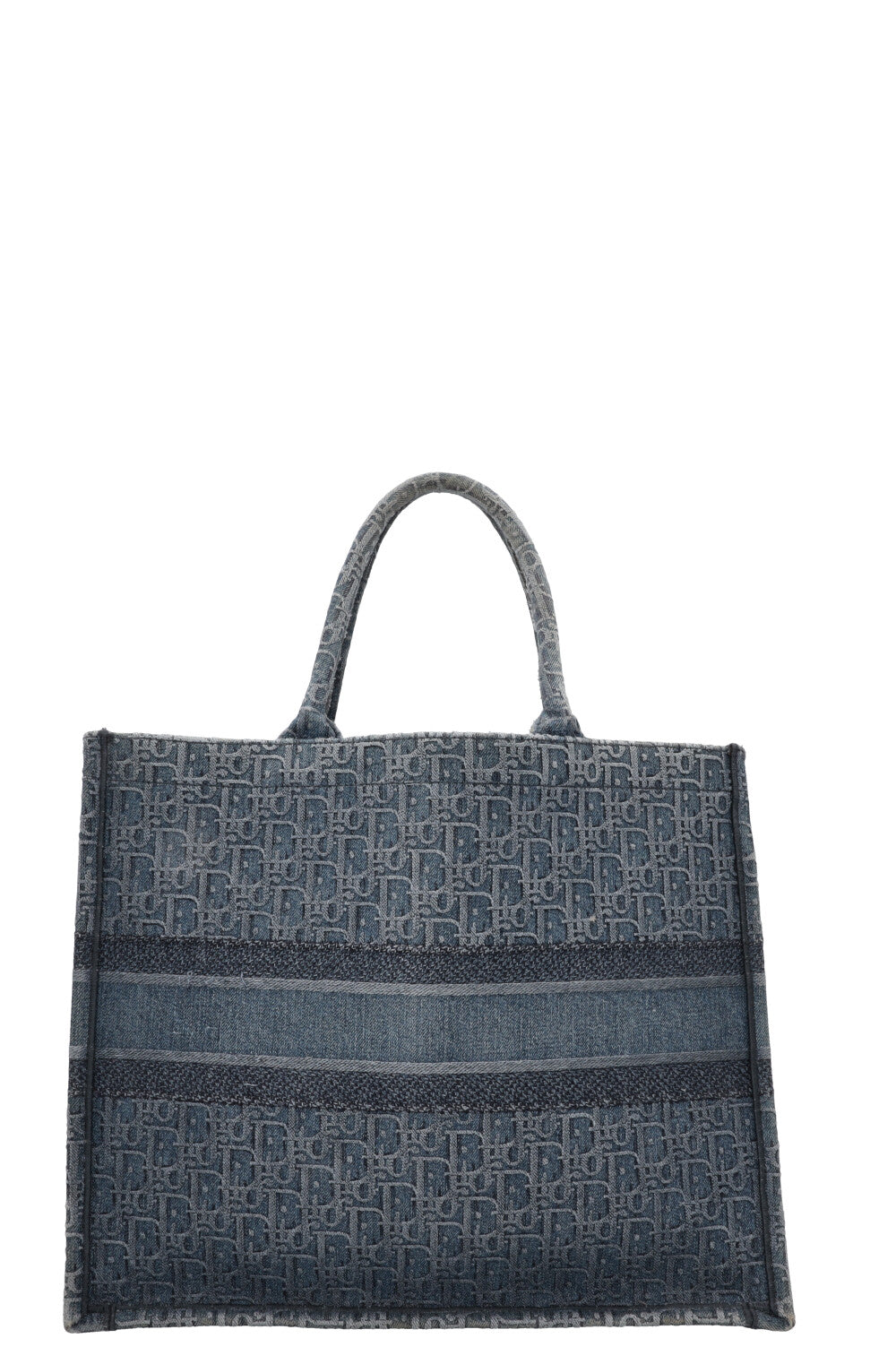 Sac cabas CHRISTIAN DIOR grand modèle en denim