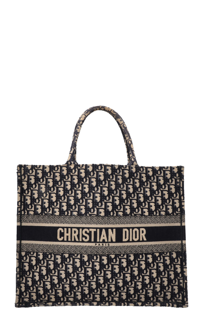 Livre Christian Dior Tota Large Oblique Bleu