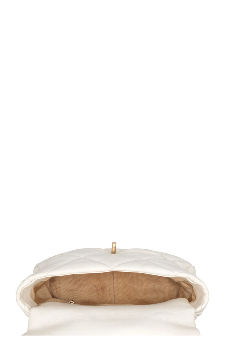 CHANEL 19 Large White
