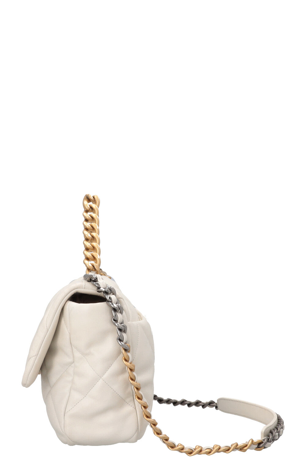 CHANEL 19 Large White