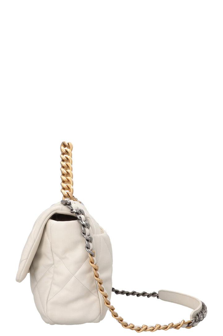 CHANEL 19 Large White