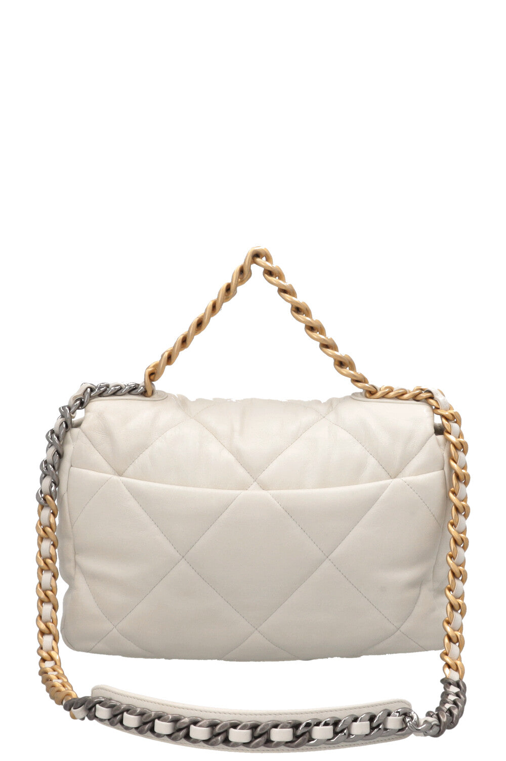 CHANEL 19 Large White