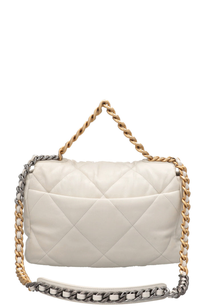CHANEL 19 Large White