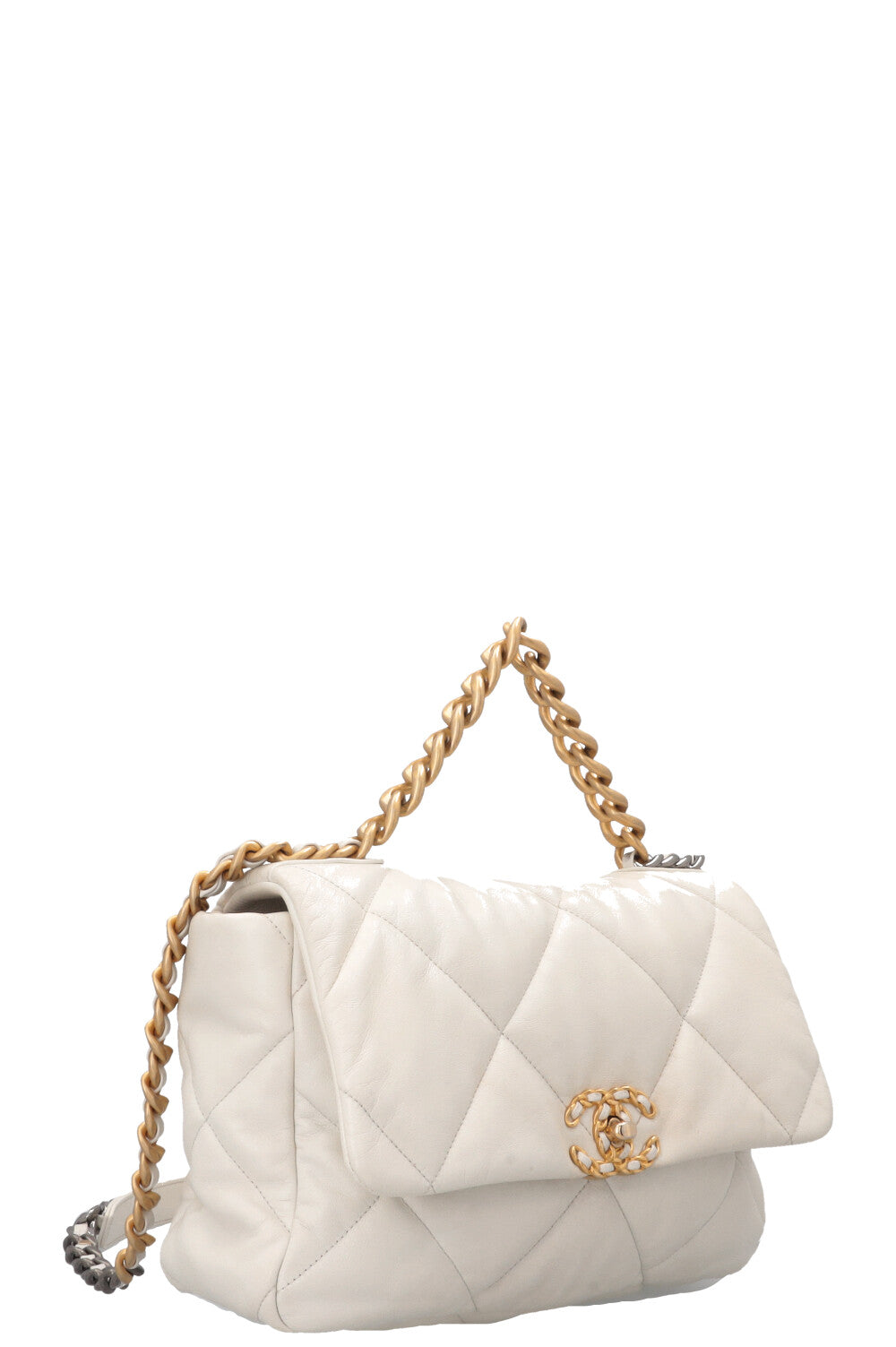 CHANEL 19 Large White
