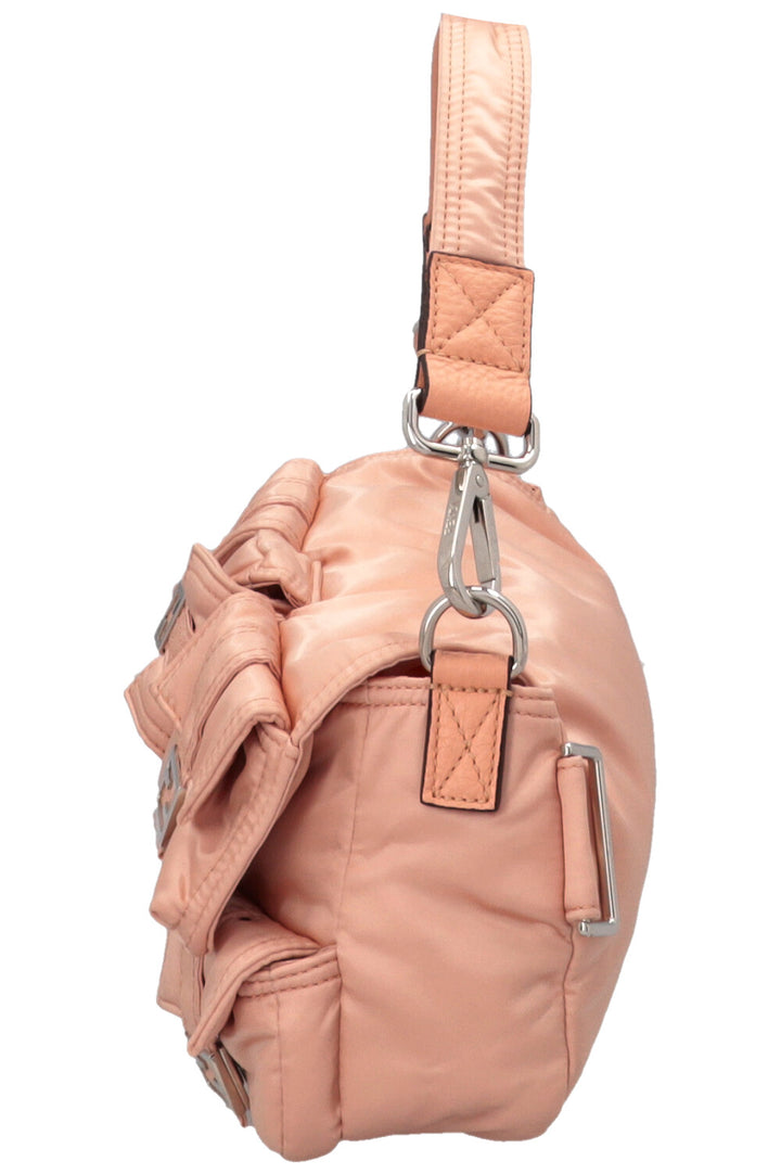 FENDI Multipocket Baguette Bag in Baby Pink Nylon