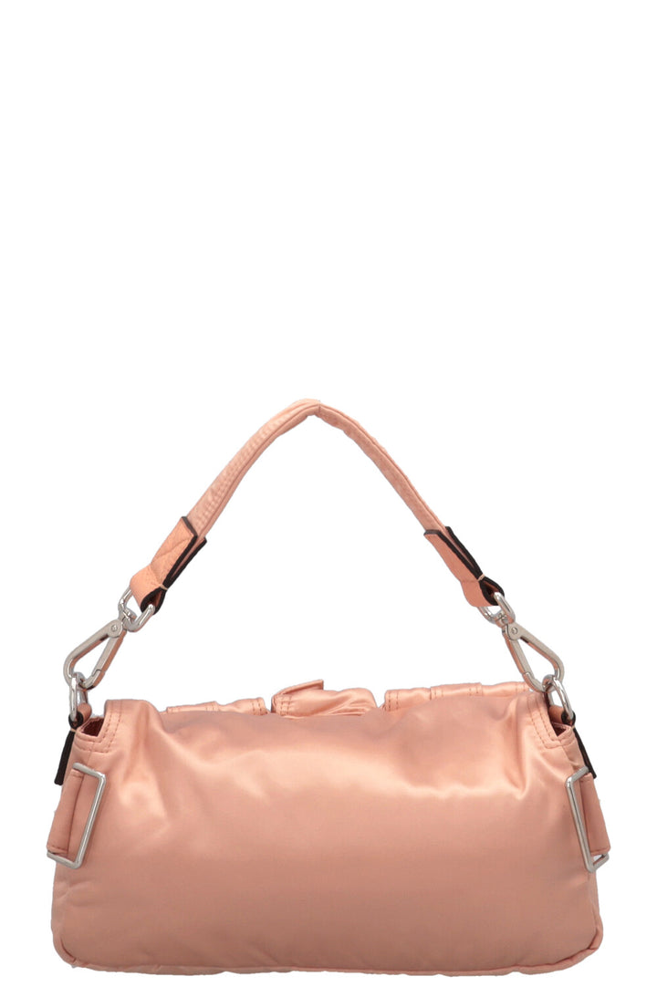 FENDI Multipocket Baguette Bag in Baby Pink Nylon