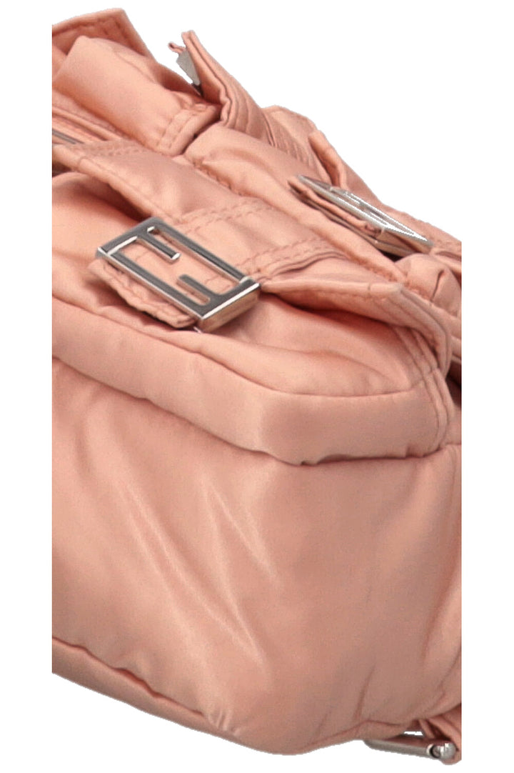 FENDI Multipocket Baguette Bag in Baby Pink Nylon