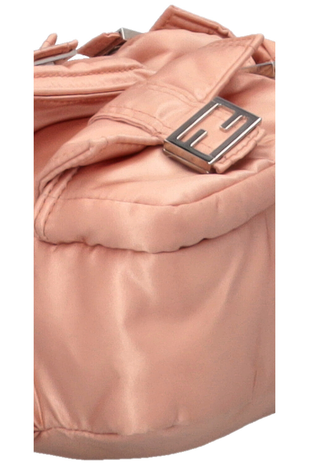 FENDI Multipocket Baguette Bag in Baby Pink Nylon