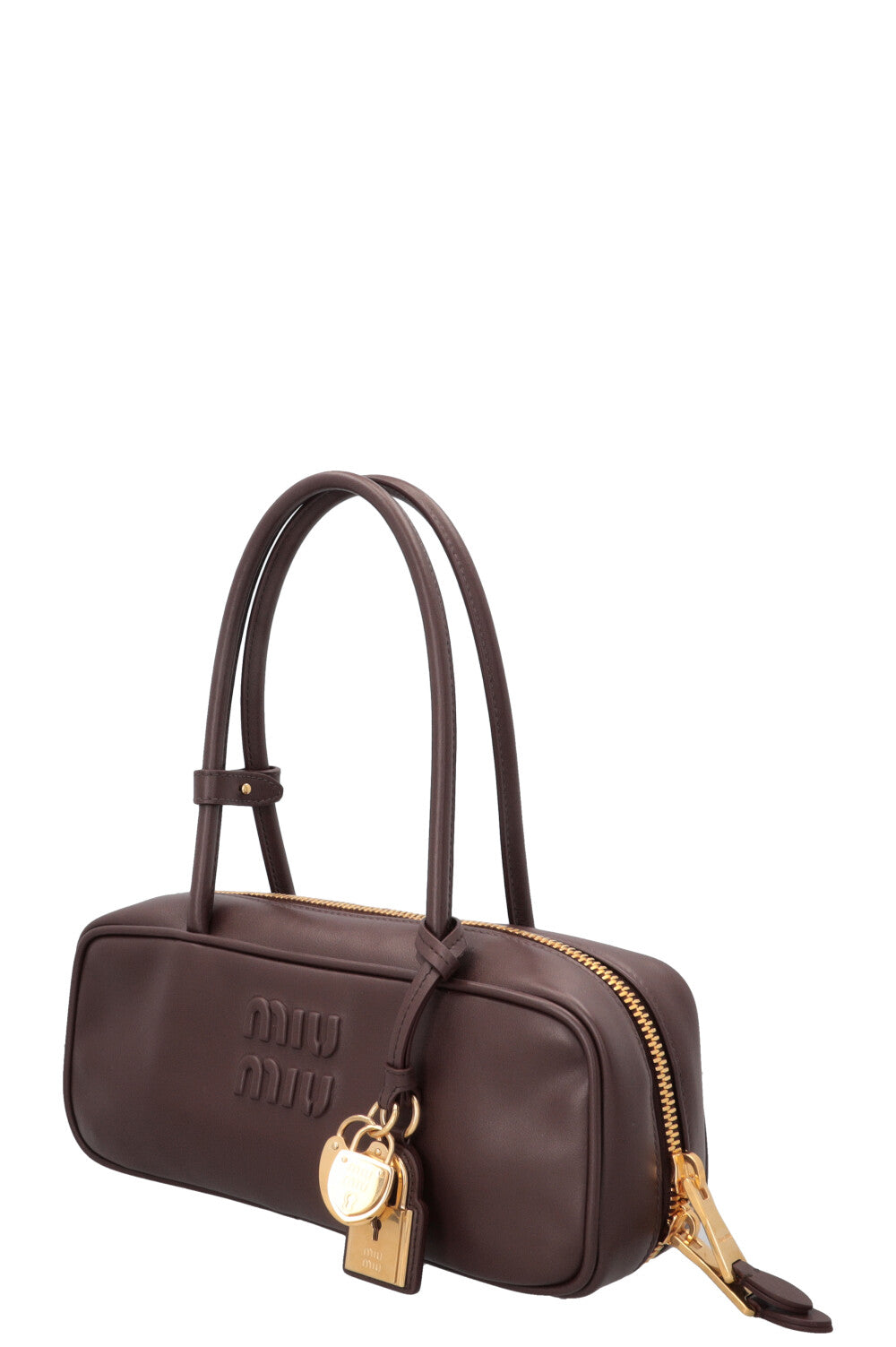 MIUMIU Beau Bag Small Leather Briarwood