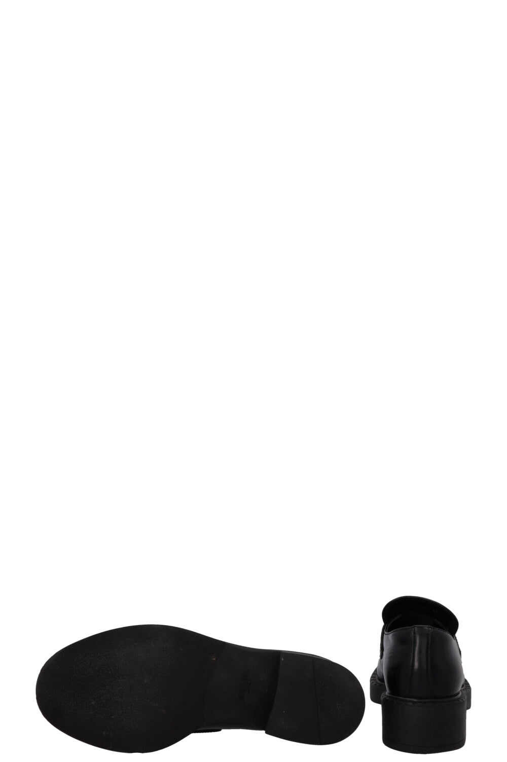 PRADA Logo Loafers Black