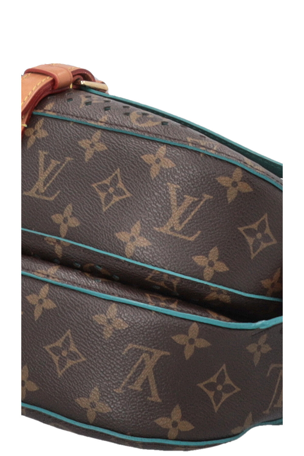 Sac bandoulière LOUIS VUITTON Saumur 30 perforé en toile MNG