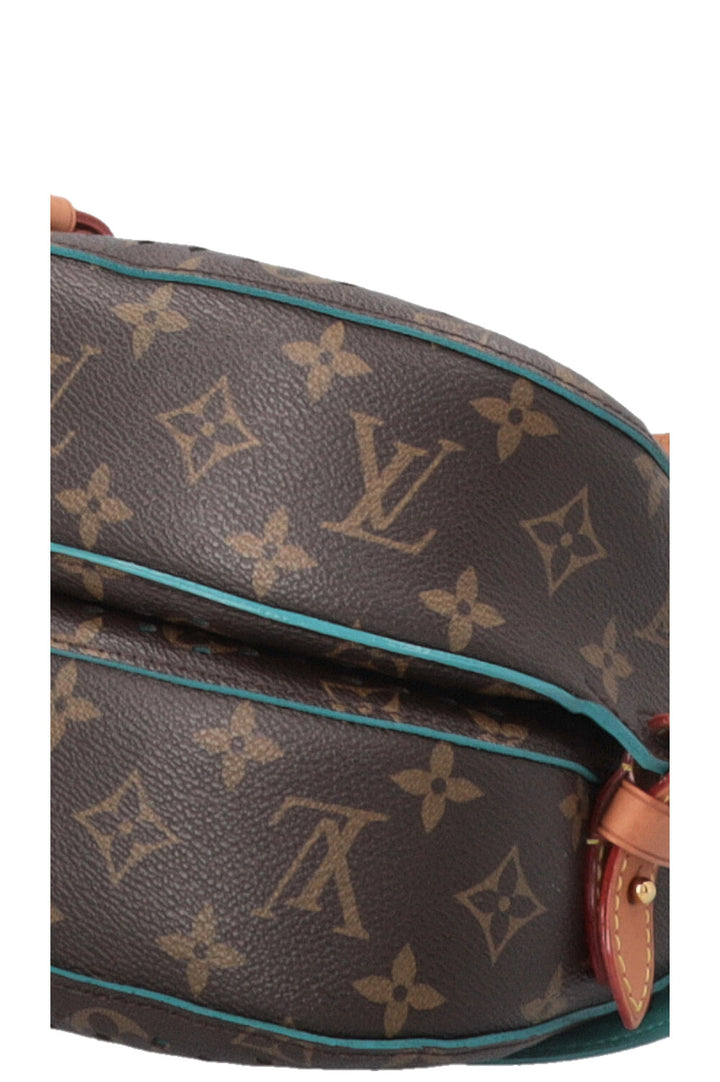 Sac bandoulière LOUIS VUITTON Saumur 30 perforé en toile MNG