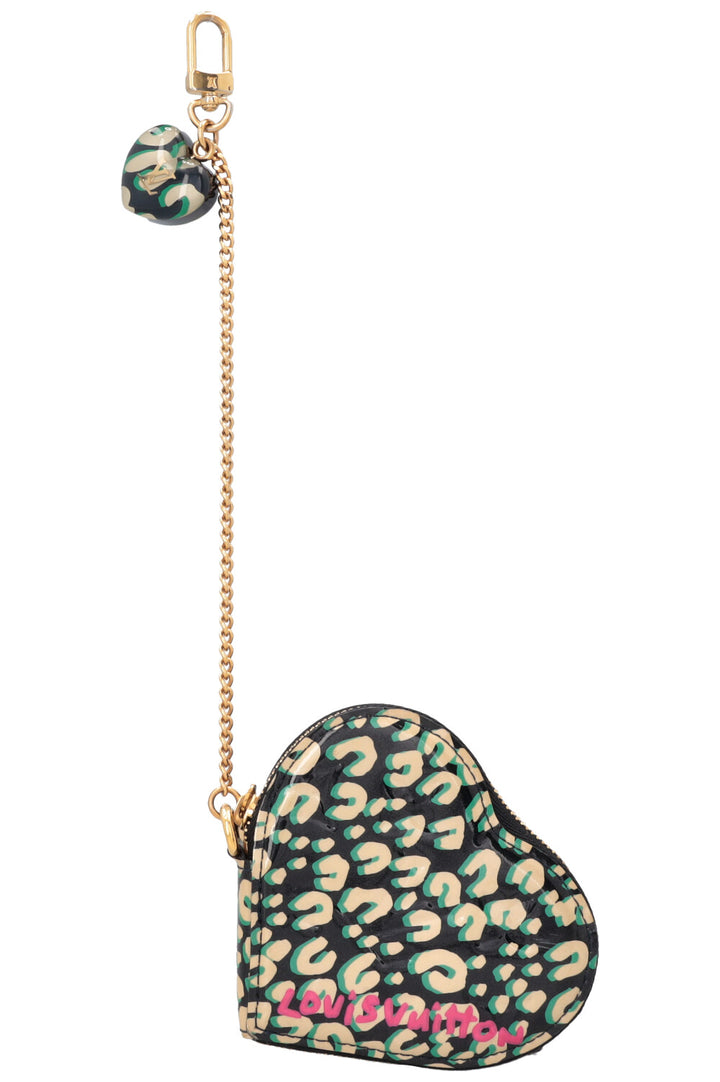LOUIS VUITTON x Stephen Sprouse - Portefeuille à pièces en forme de cœur