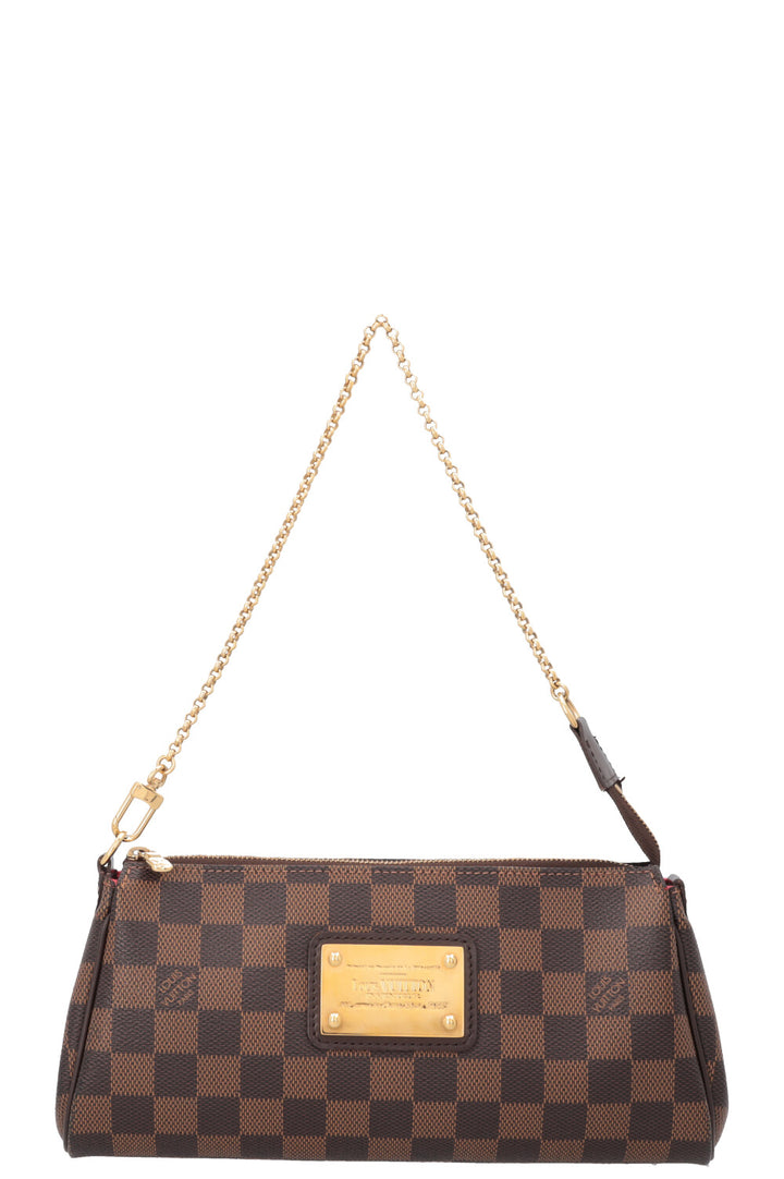 LOUIS VUITTON 2011 Sac bandoulière Eva Damier Ébène