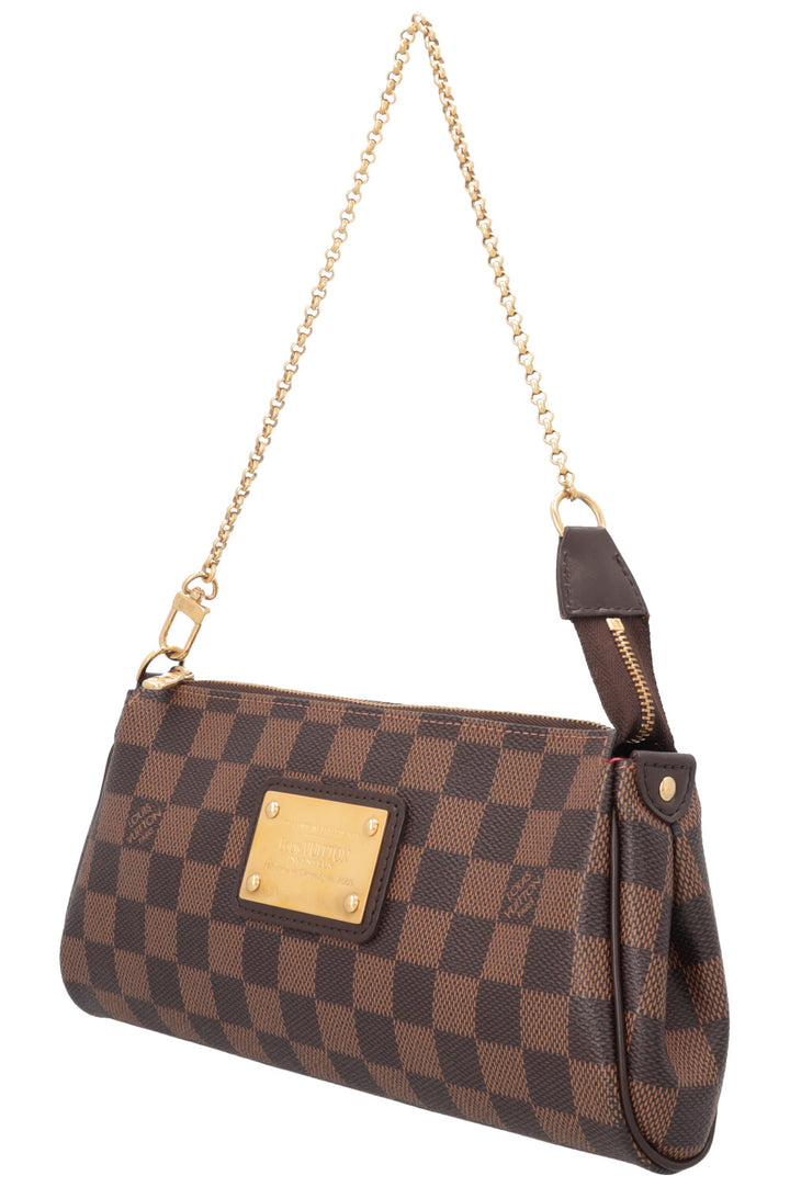 LOUIS VUITTON 2011 Sac bandoulière Eva Damier Ébène