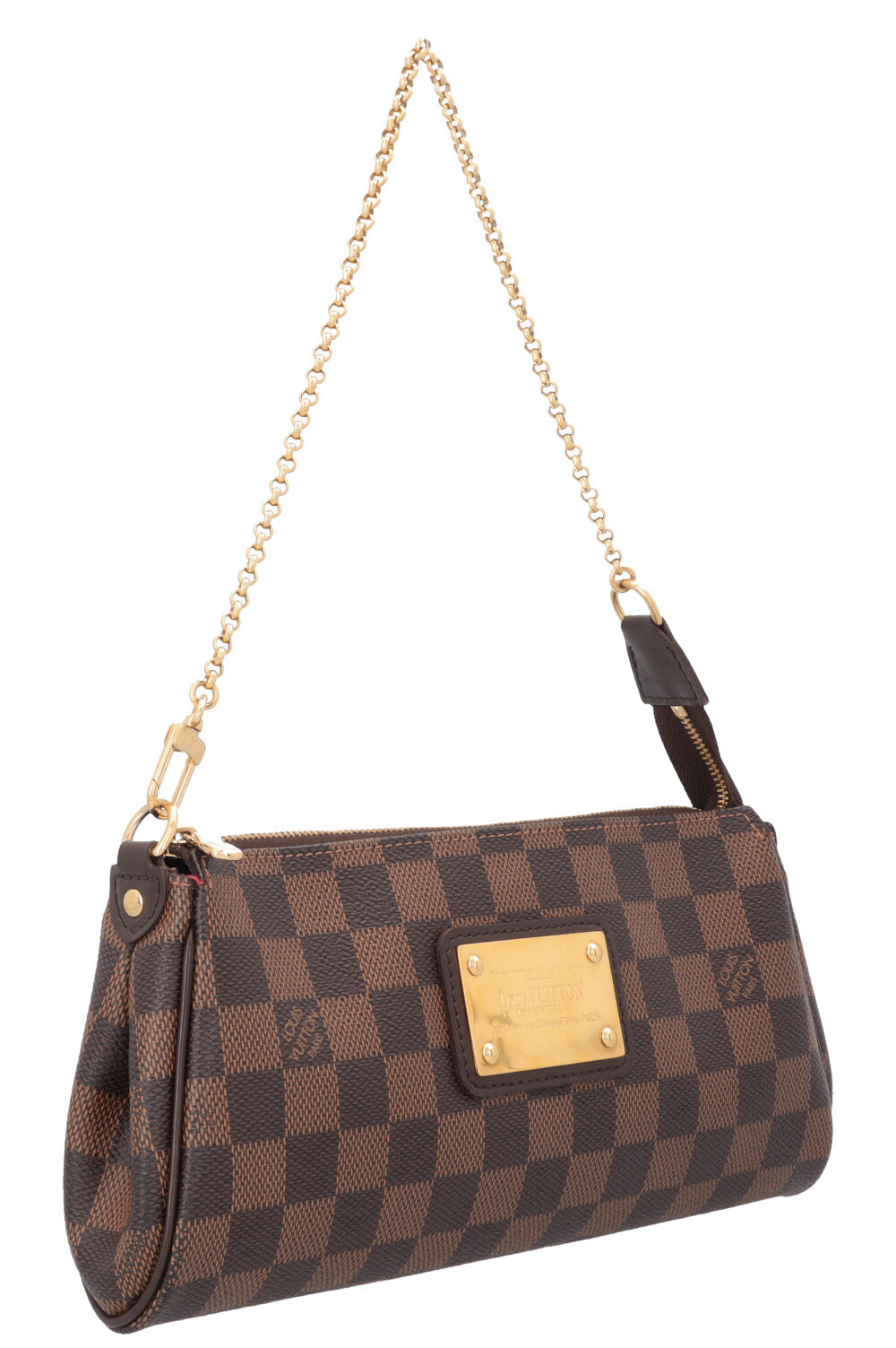 LOUIS VUITTON 2011 Sac bandoulière Eva Damier Ébène