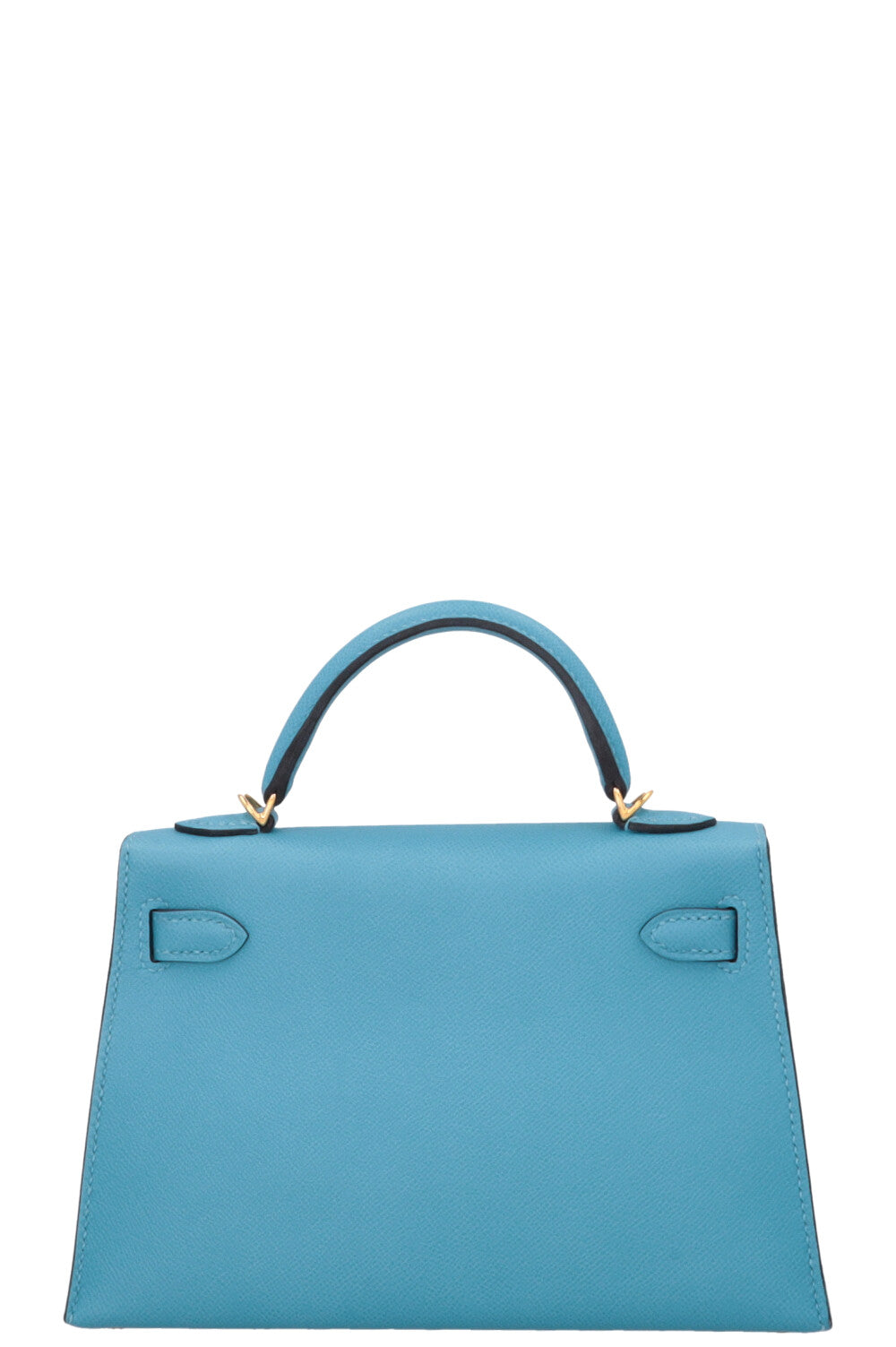 HERMÈS Mini Kelly II Veau Madame Bleu Du Nord
