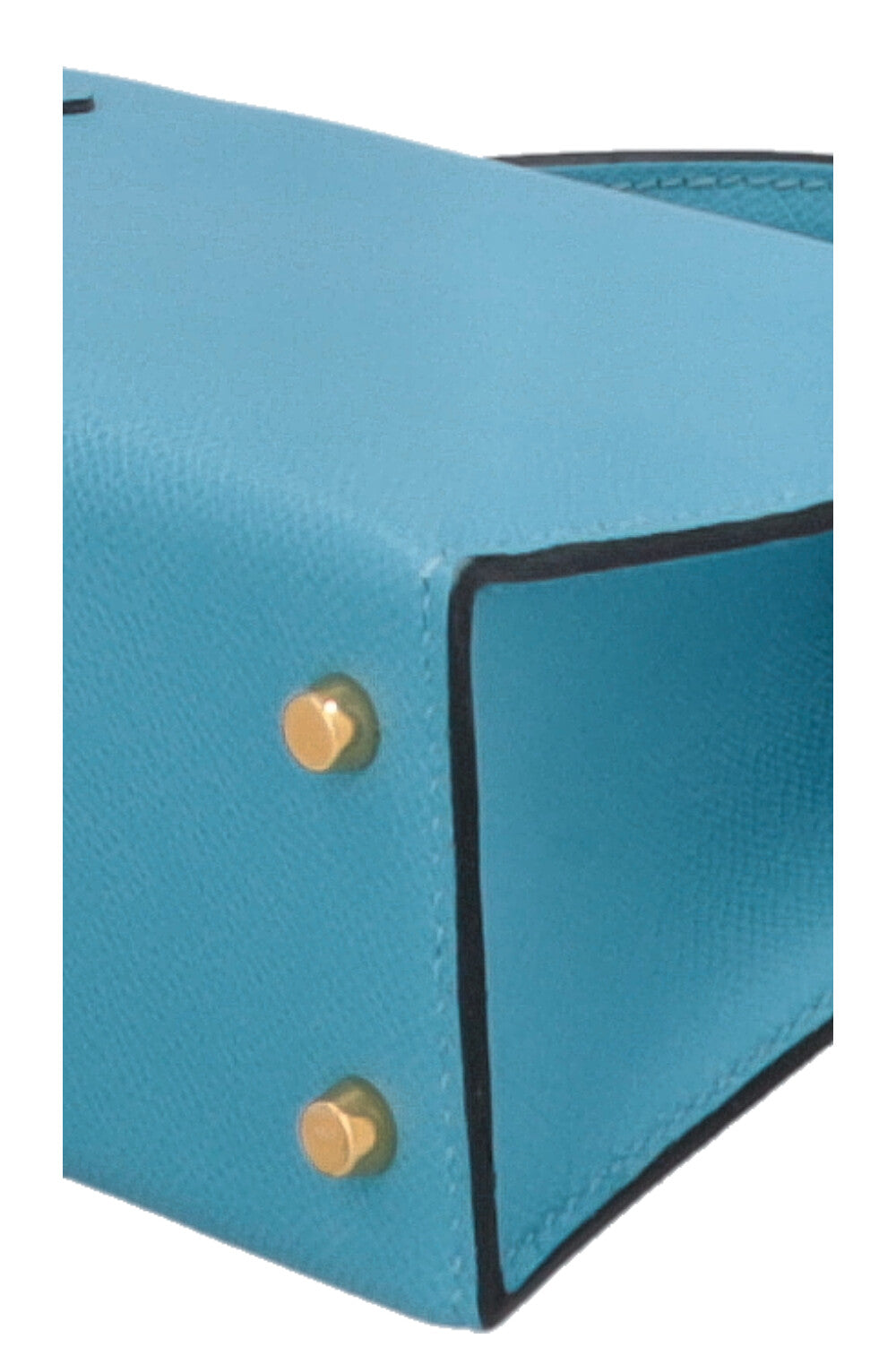 HERMÈS Mini Kelly II Veau Madame Bleu Du Nord