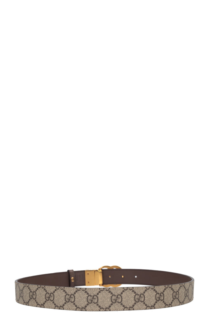 GUCCI Reversible Belt Supreme Brown