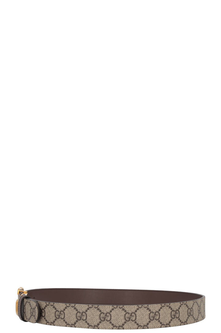 GUCCI Reversible Belt Supreme Brown