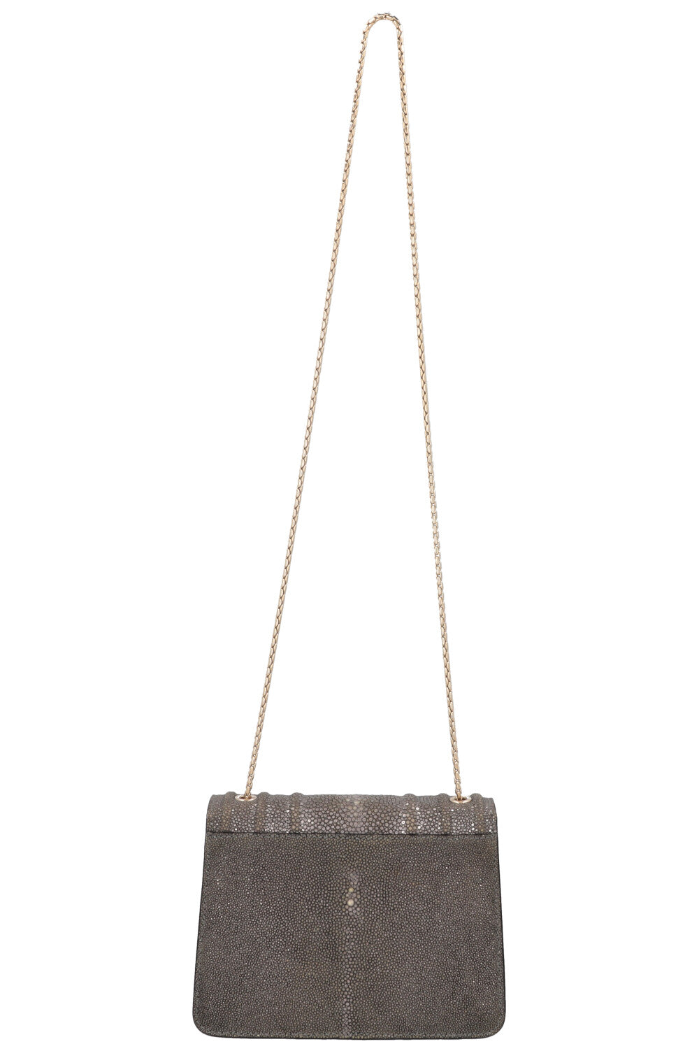 BVLGARI Serpenti Forever Crossbody Bag Silver Karung