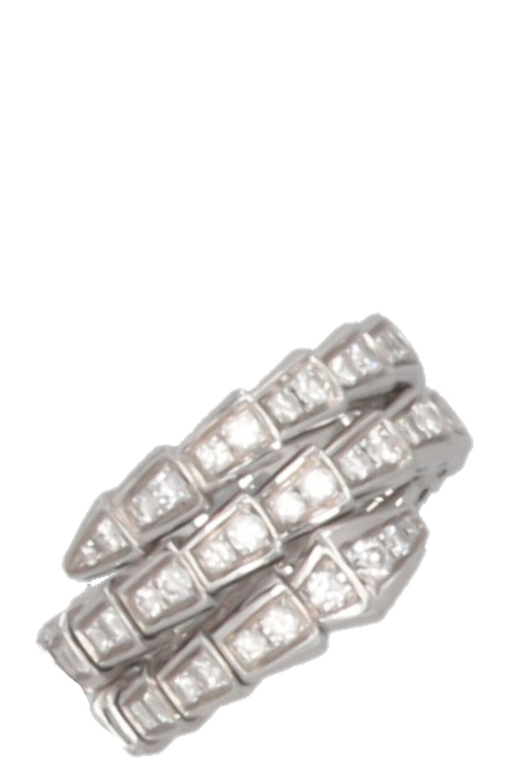 BVLGARI Serpenti Viper Ring Diamonds Whitegold