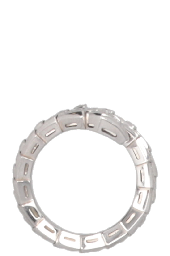 BVLGARI Serpenti Viper Ring Diamonds Whitegold
