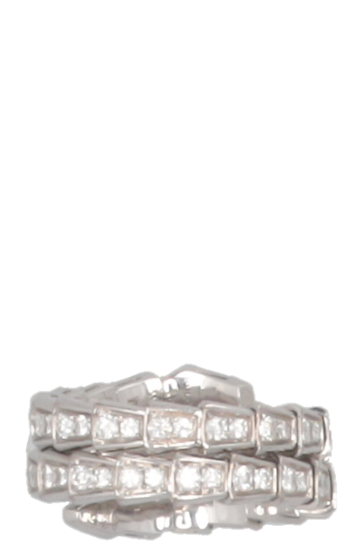 BVLGARI Serpenti Viper Ring Diamonds Whitegold
