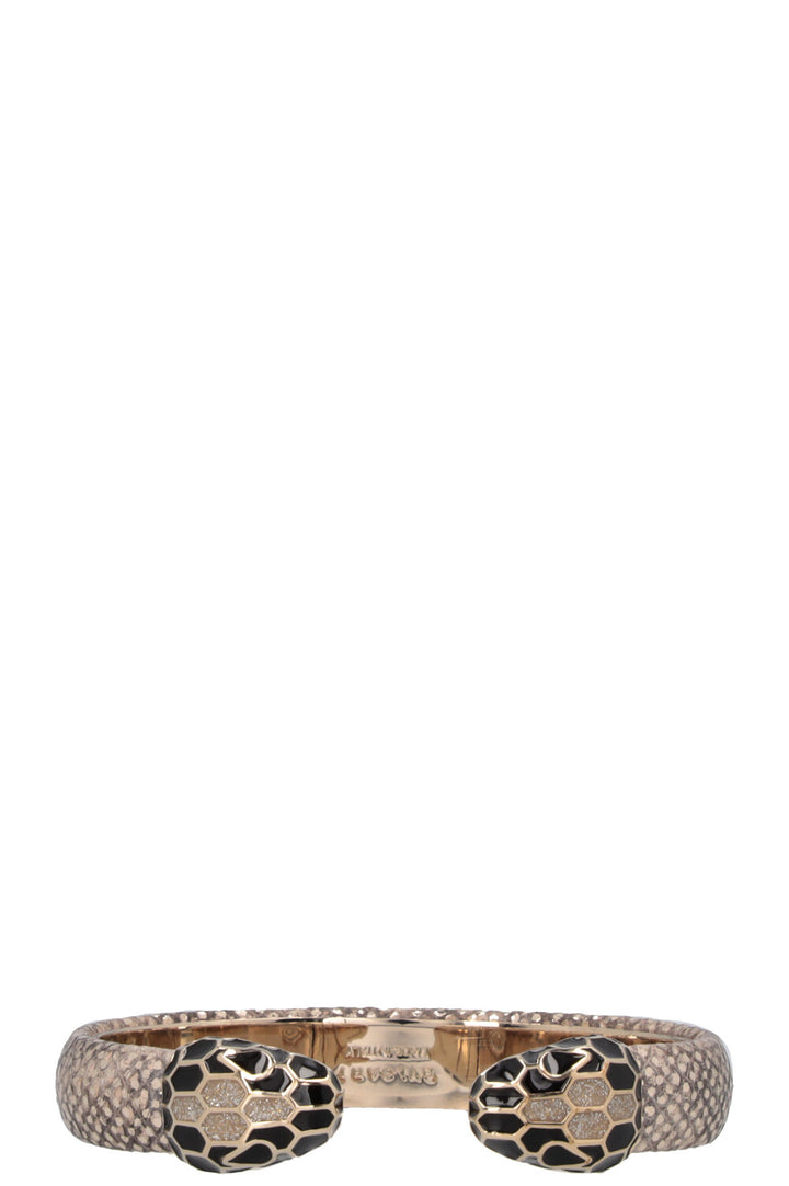 BVLGARI Serpenti Forever Bracelet Karung Leather Metal