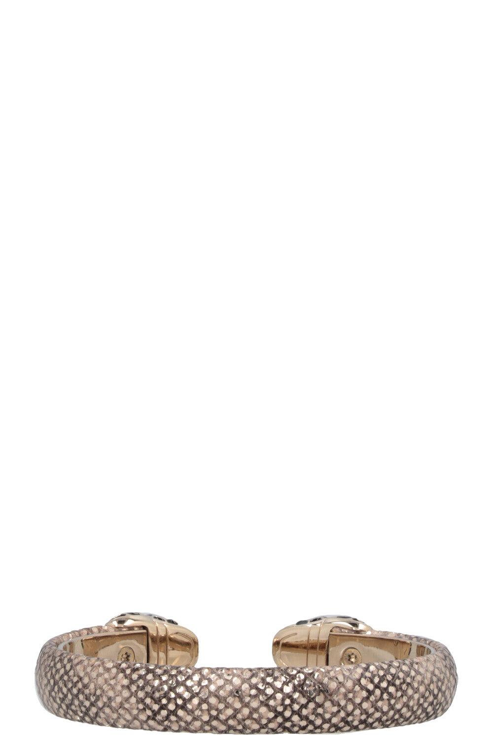 BVLGARI Serpenti Forever Bracelet Karung Leather Metal