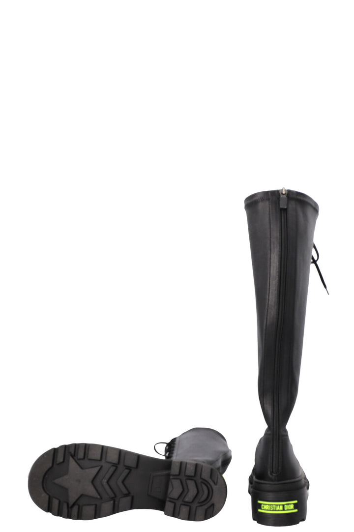CHRISTIAN DIOR DiorArcade Lace Up Boots Black