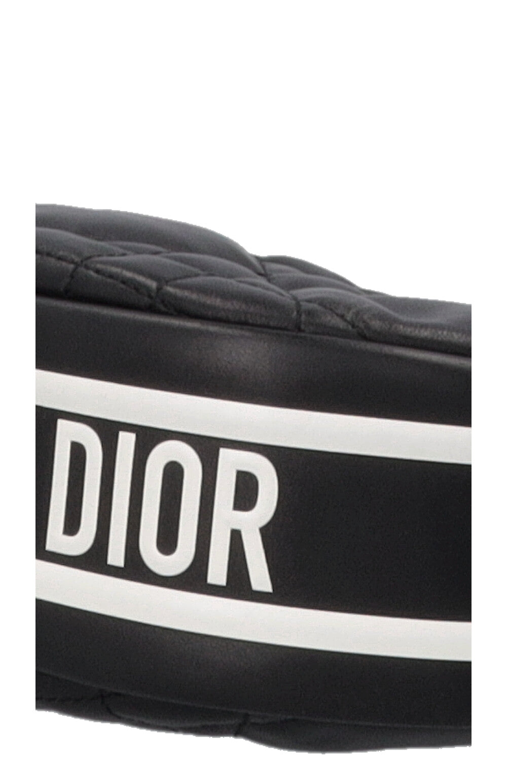 CHRISTIAN DIOR Small Vibe Hobo Bag Black White